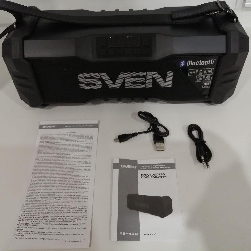 Портативна bluetooth колонка Sven PS-430