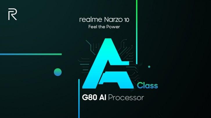 Narzo 10 з чіпсетом Helio G80 SoC