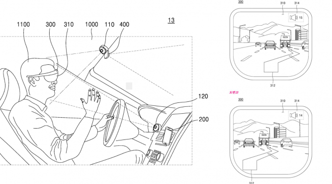 Samsung подала патент для окуляр AR