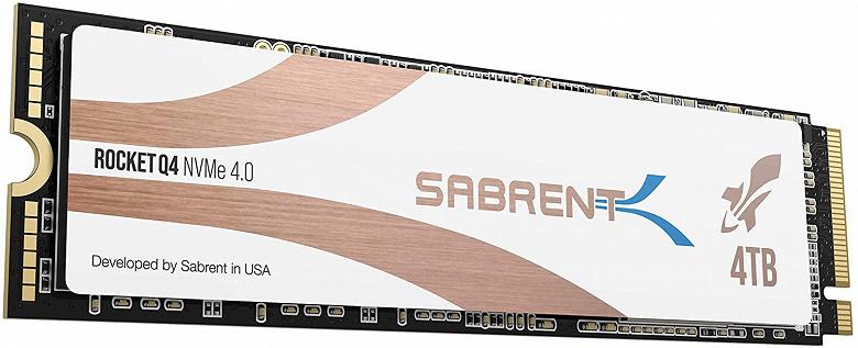 Sabrent представили SSD на рекордні 4ТБ