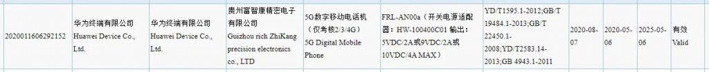 Huawei Enjoy 20 Plus отримав сертифікацію від 3C