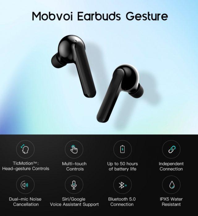 Оголошено нові навушники TWS від Mobvoi