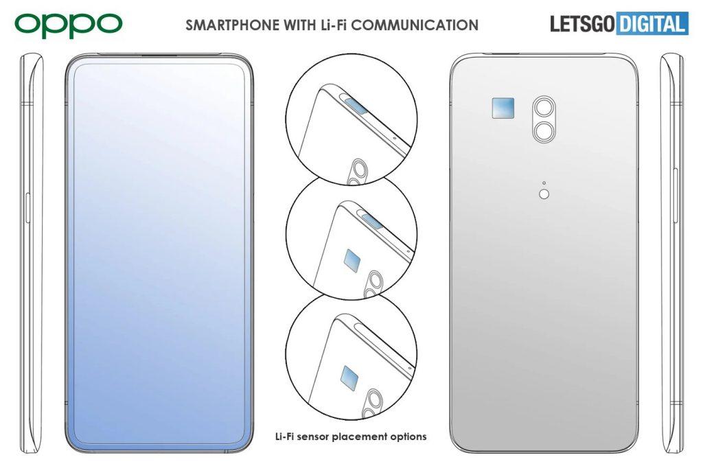 OPPO патентує новий смартфон із технологією Li-Fi