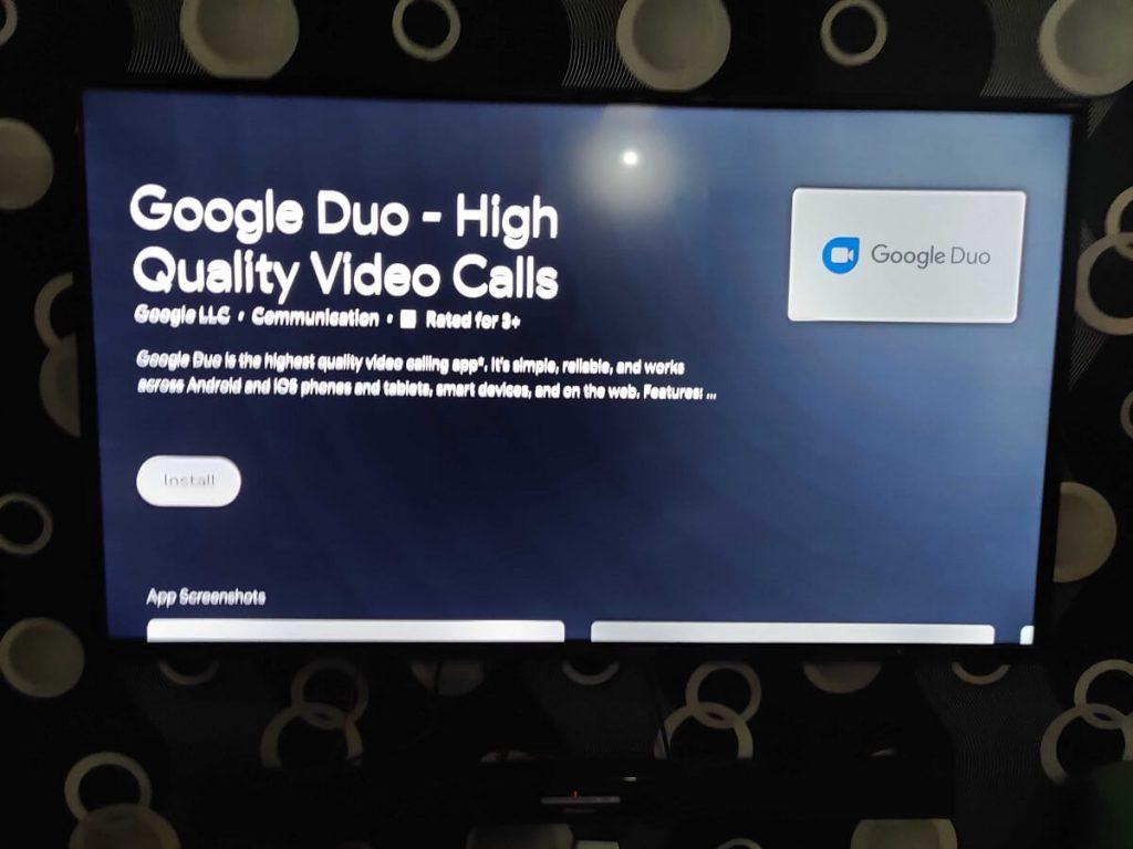 Google Duo тепер доступний для Android TV