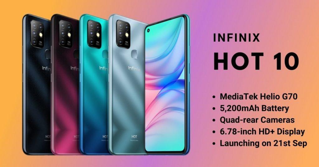 Китайський смартфон Infinix Hot 10 готується до релізу