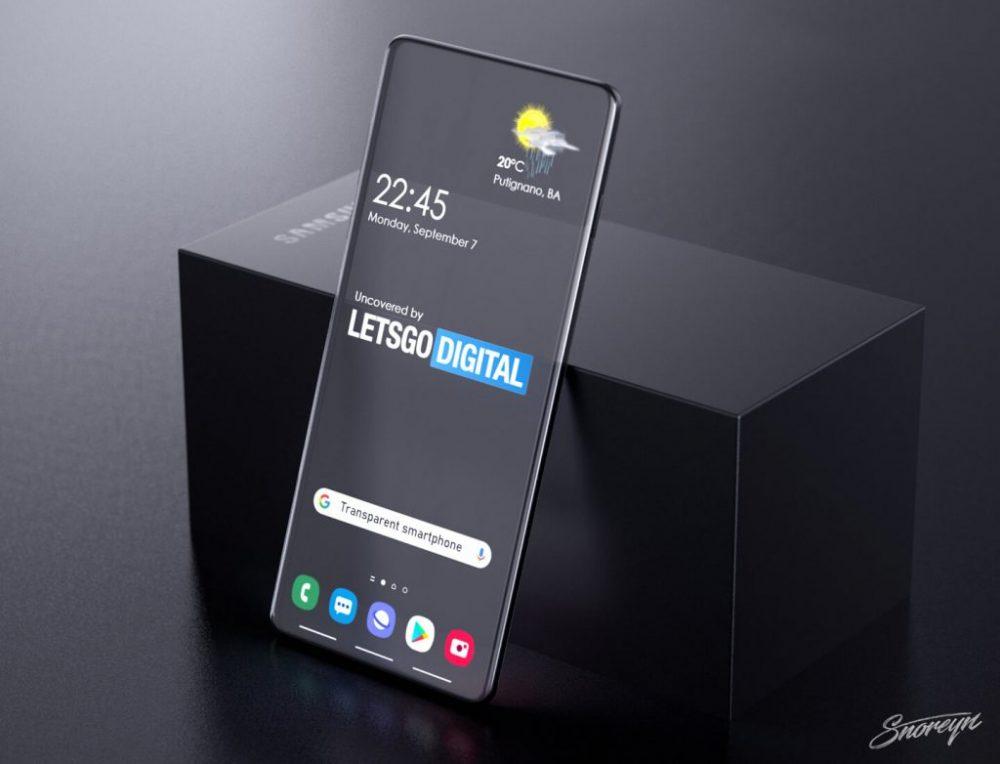 Samsung запатентували смартфон Galaxy з прозорим OLED дисплеєм