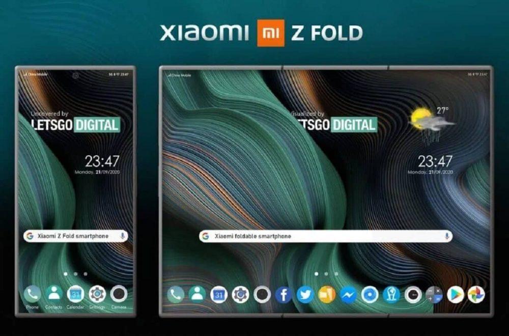 Xiaomi запатентовує складаний смартфон із дизайном Z Fold