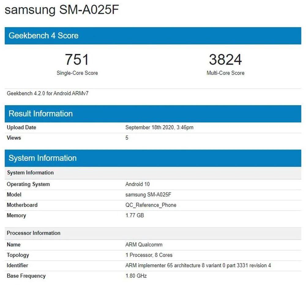 Samsung працює над бюджетним смартфоном Galaxy M02