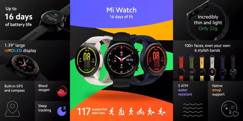 Xiaomi анонсували європейську версію смарт-годинника Mi Watch