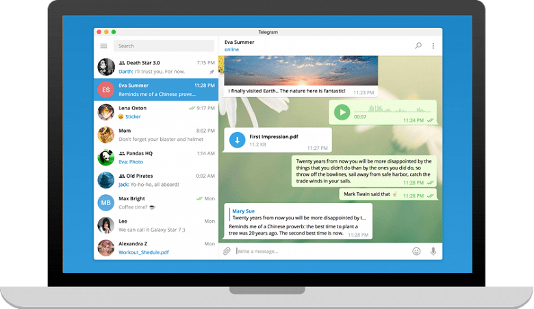 Випущено нову версію клієнта Telegram Desktop