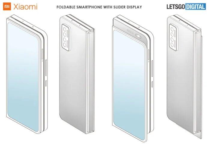 Xiaomi патентує складний дизайн смартфона з повзунковим дисплеєм