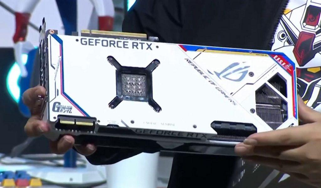 Asus показали відеокарту GeForce RTX 3090 ROG STRIX GUNDAM Edition