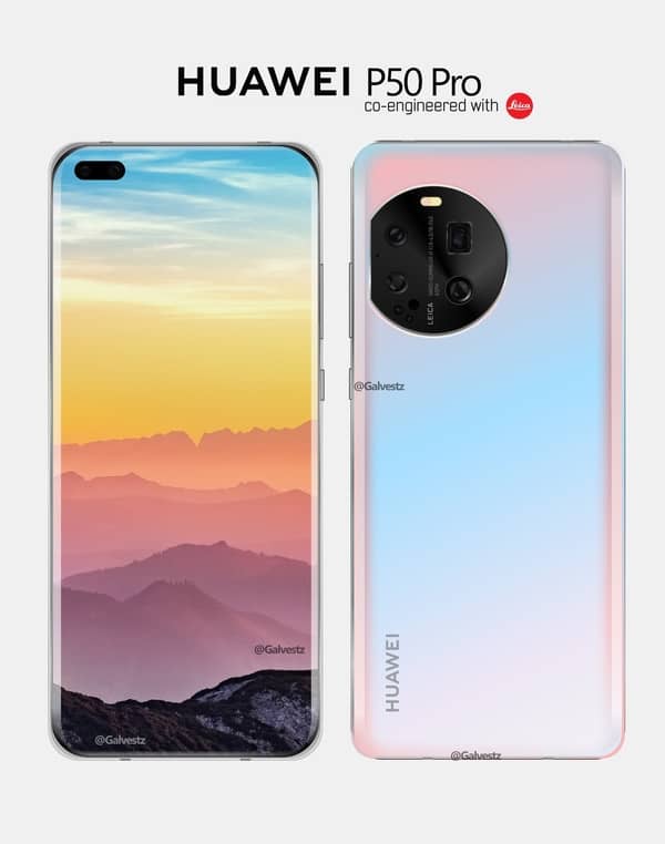 Опубліковано перші зображення смартфона Huawei P50 Pro