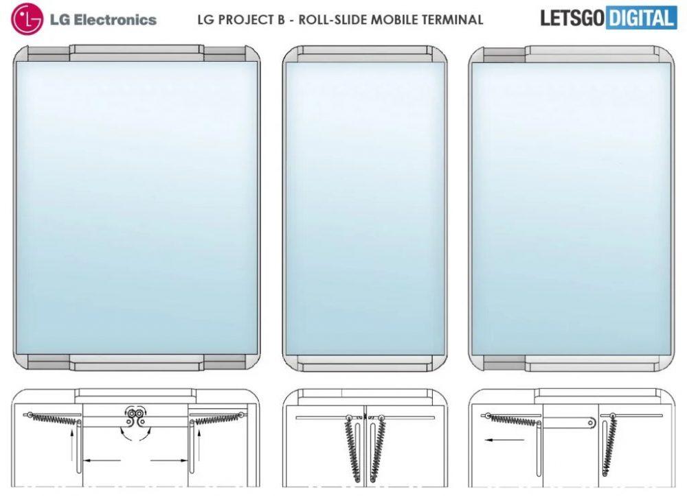 LG патентує  інноваційний смартфон з рухомим дисплеєм