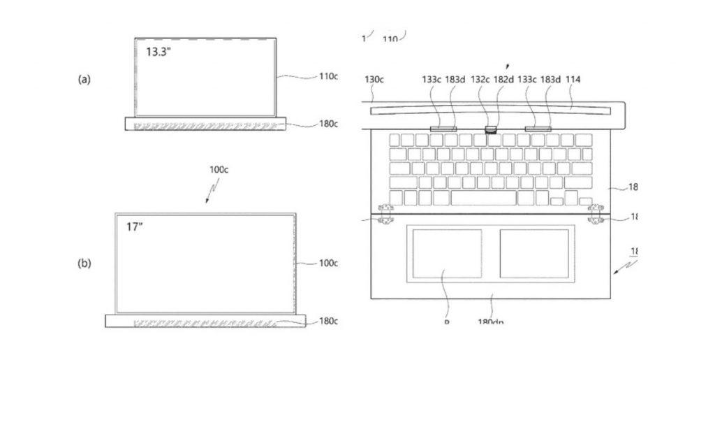 LG запатентувала дизайн ноутбука з рухомим дисплеєм та клавіатурою