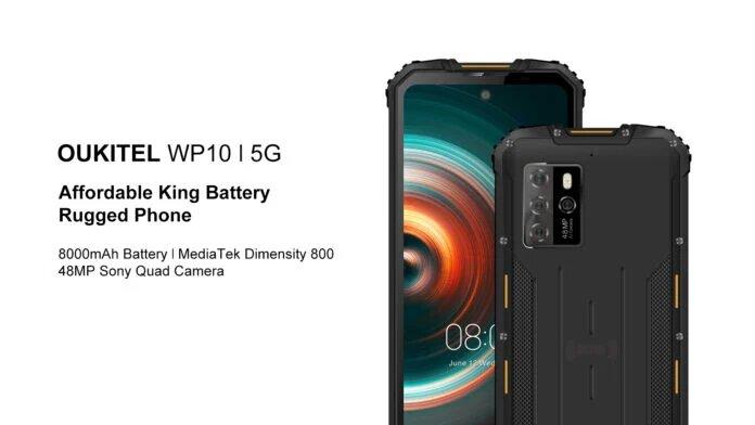 Oukitel розкрили специфікації камери міцного 5G смартфона WP10