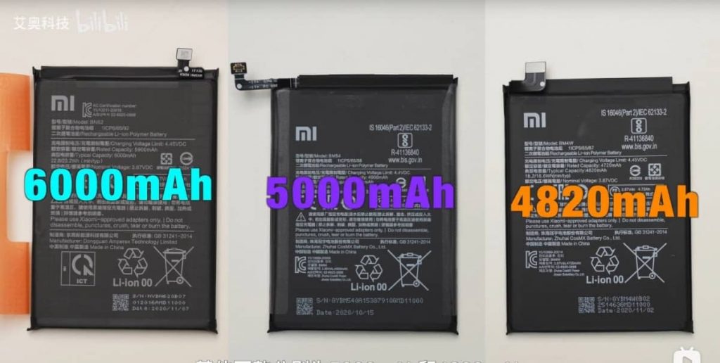 Смартфони Redmi Note 9 5G показали в розібраному вигляді