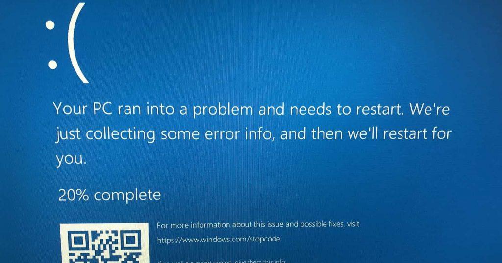 Оновлення Windows 10 викликає загадковий «синій екран смерті»