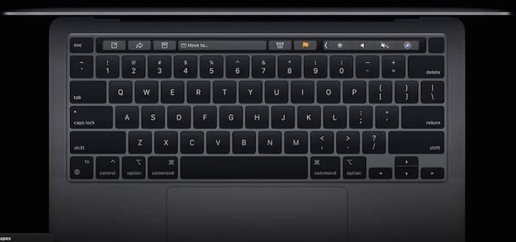 Майбутні MacBook Pro отримають клавіатури з малими дисплеями в кожній клавіші