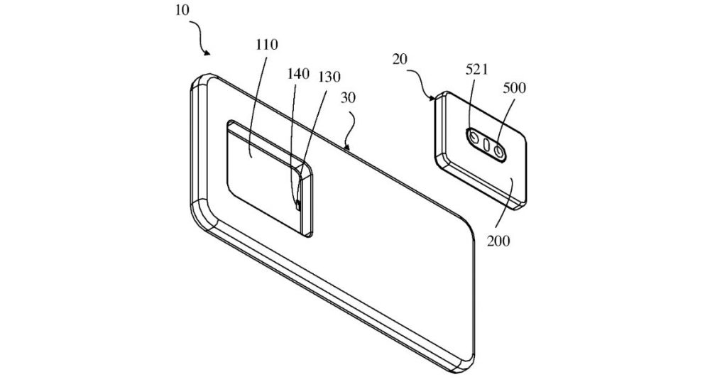 OPPO запатентували смартфон із знімним модулем камери
