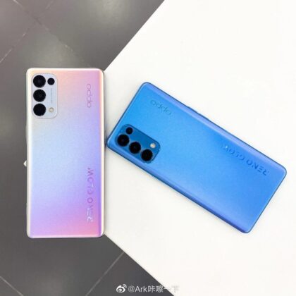 Опубліковано нові зображення OPPO Reno5 Pro 5G