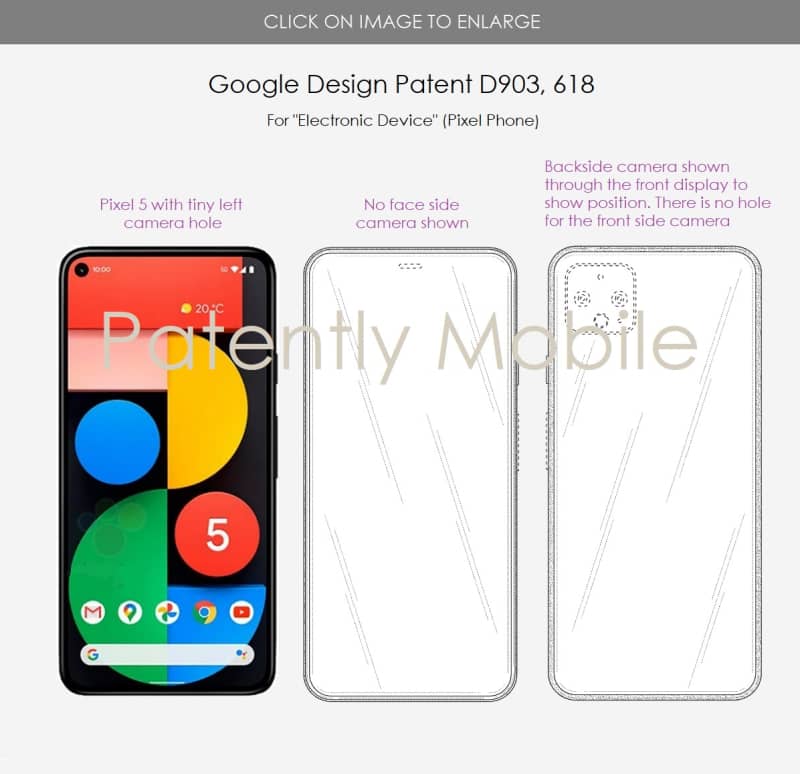 Google запатентували нову технологію для смартфона Pixel 6