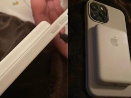 Показано справжній зовнішній вигляд акумуляторної батареї MagSafe для iPhone 12