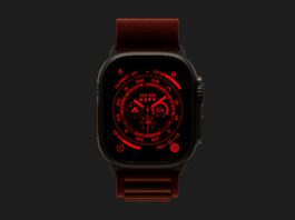Как активизировать ночной режим на Apple Watch Ultra
