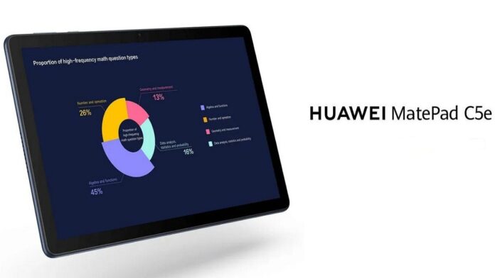 На глобальному ринку представлено планшет Huawei MatePad C5e